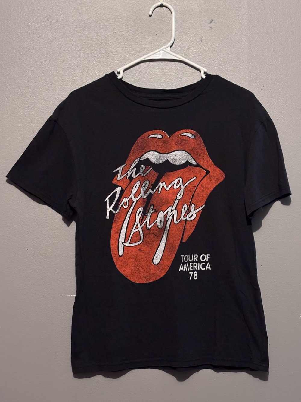 The Rolling Stones ‘Tour of America 78’ Black Merch Shirt